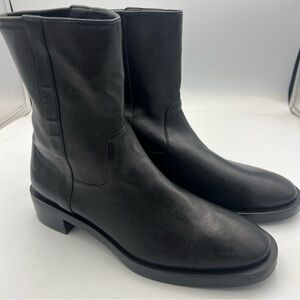 Stuart Weitzman Sadie Ankle Boots Black Leather Women’sUS 8.5 EU39 Made in SPAIN